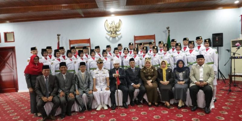 Kukuhkan Paskibraka, Ini Pesan Walikota Bengkulu