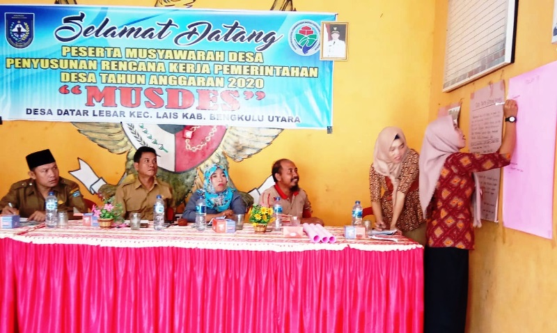 Datar Lebar Jaring Asmara Melalui Musdes Penyusunan RKPDes