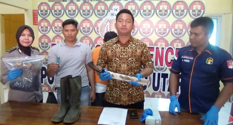 Sat Reskrim Polres BU Menetapkan Terduga Pelaku Pembakaran Lahan Trans Malakoni Kecamatan Enggano