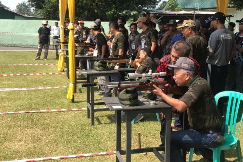 Kasrem 041 Gamas Ramaikan Open Tournament Air Rifle Shoot dan Safari Berburu