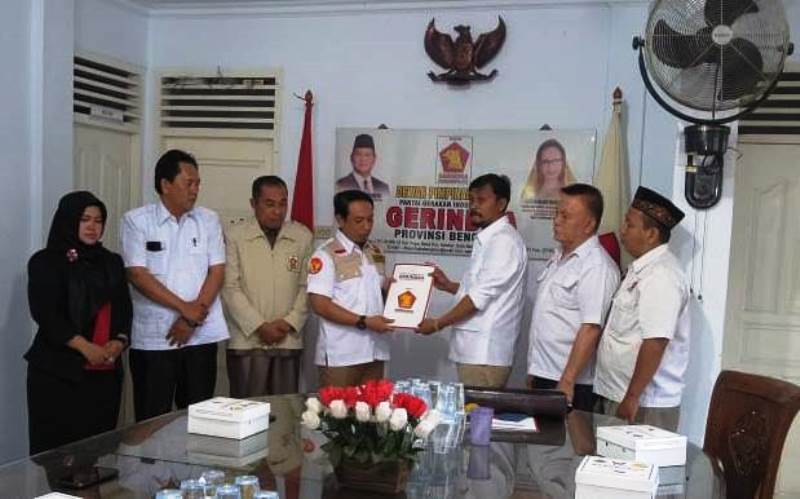 Suharto dan Marliadi Dipercaya DPP Partai Gerindra Jadi Unsur Pimpin DPRD