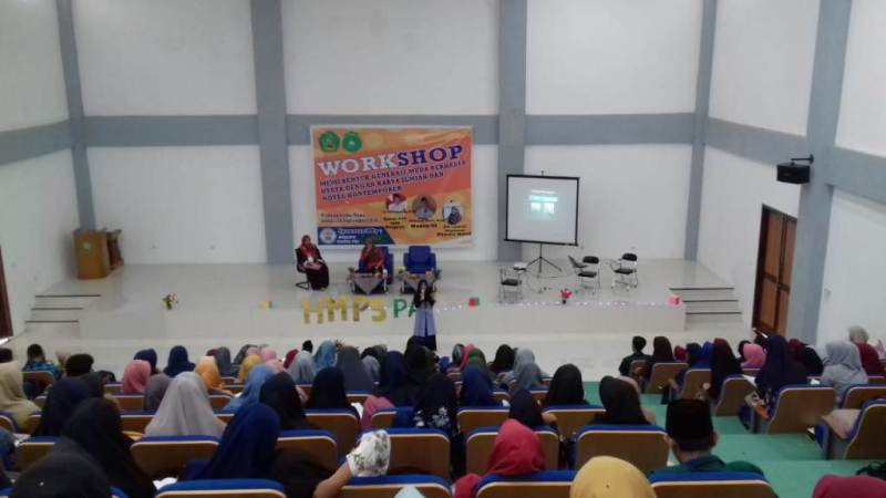 Membludak, Peserta Workshop Karya Tulis dan Novel Kontemporer di IAIN