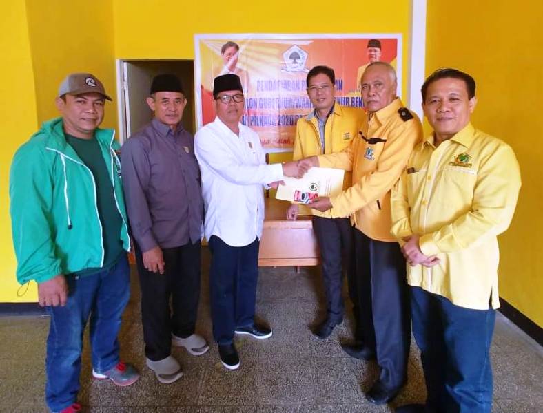 Sahabat Herliardo Ambil Formulir Cawagub Golkar