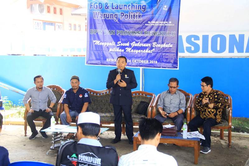 Laksanakan FGD, DPW PAN Launching Warung Politik