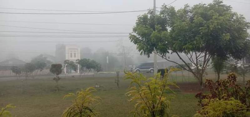 Bukan Kabut Asap, Saat Pagi Cuaca Bengkulu Inversi