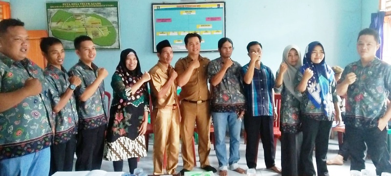 Sertijab, Lihusdin Ajak Warga Kompak Bangun Desa Teluk Ajang