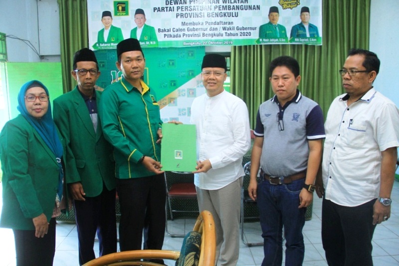 Rohidin ke PPP, Rosjonsyah, Agusrin Kembalikan Formulir, Bando Daftar Cagub Perindo