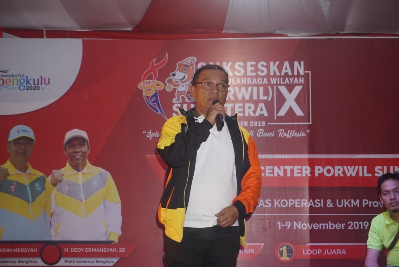 Bazar Kuliner Sukses Menarik Perhatian Kontingen Porwil Sumatera ke X