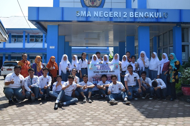 Antusias, Siswa SMAN 2 Bengkulu Ikuti Kegiatan BRSPDM Dharma Bengkulu Goes To School