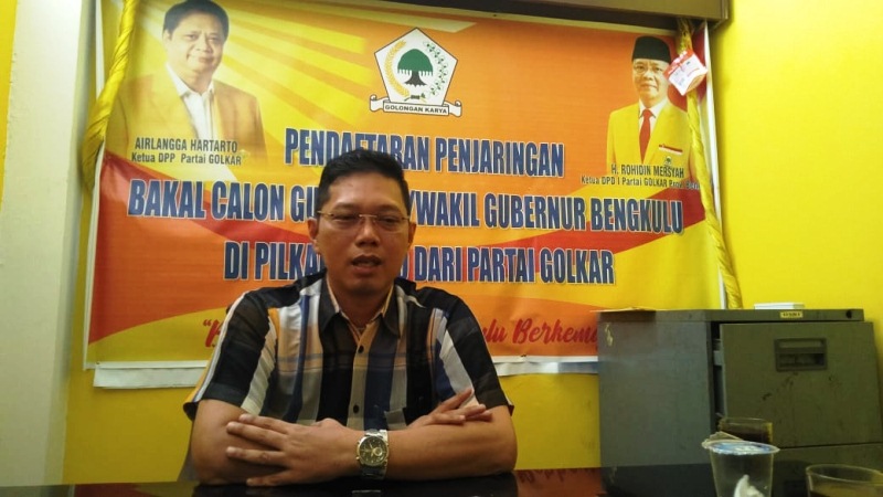 DPD Golkar Bawa Lima Nama Cagub,  34 Nama Cabup ke DPP, 35 Persennya Kader