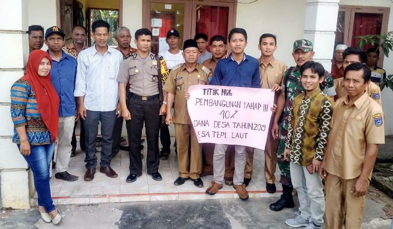 Desa Tepi Laut Gelar Pra Pelaksana dan Titik Nol Tahap III