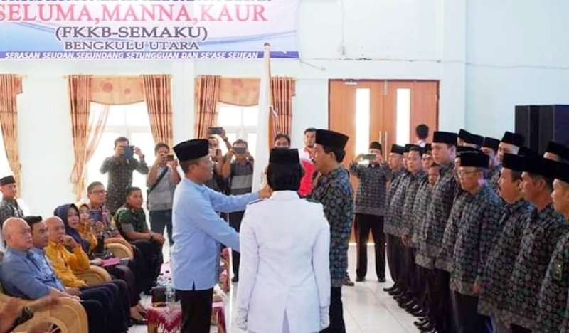 Tantawi Dali Dikukuhkan Kembali Jadi Ketua FKKD SEMAKU Bengkulu Utara