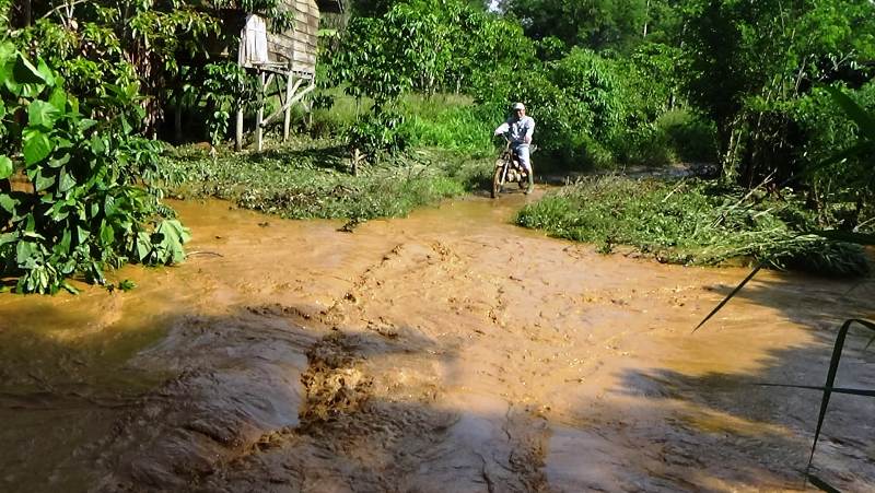 Akses Jalan SDN 8 Berlumpur, Siswa Butuh Bantuan Pemerintah