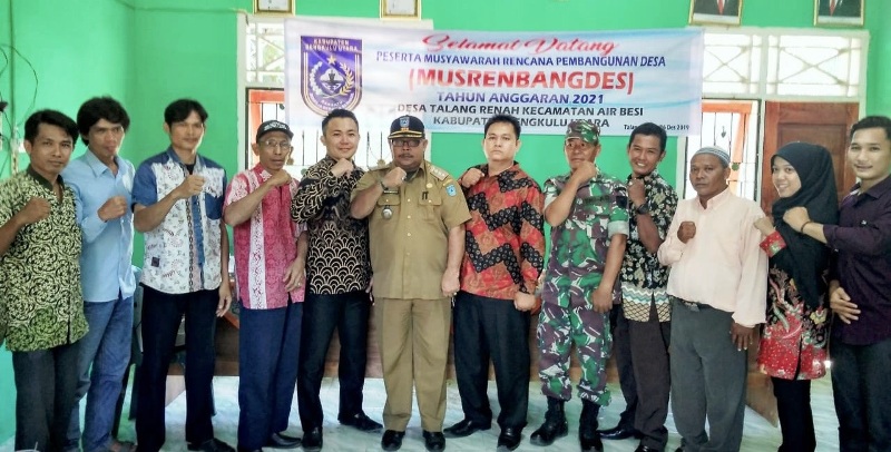 Camat Rohis Buka Musrenbangdes Talang Renah