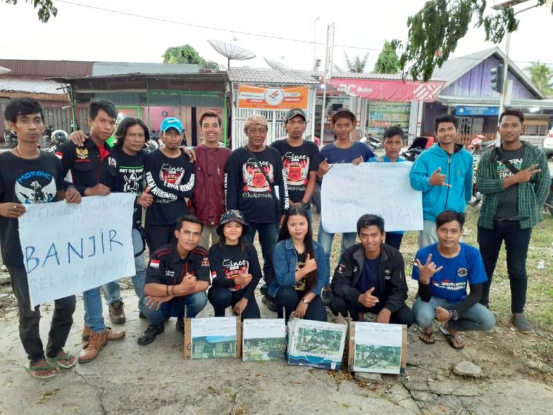 Penggalangan Dana Bantu Korban Banjir Selagan Raya