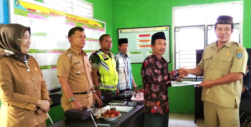 Pemdes Talang Jambu Sukses Selesaikan Item APBDes 2019