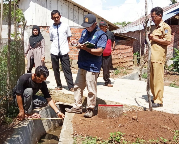 Pasar Tebat Tuntaskan Pembangunan Realisasi APBDes Tahun 2019