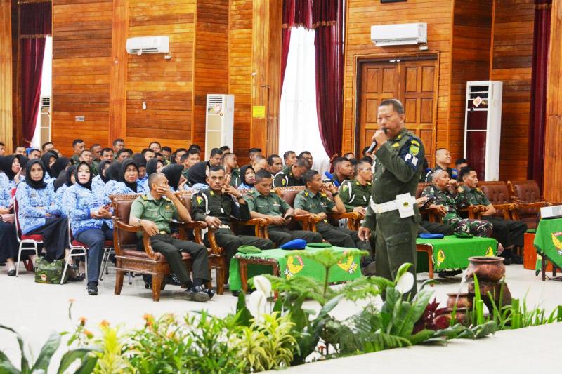 Tingkatkan Profesionalisme Prajurit, Denpom II Sosialisasi Ops Gaktib