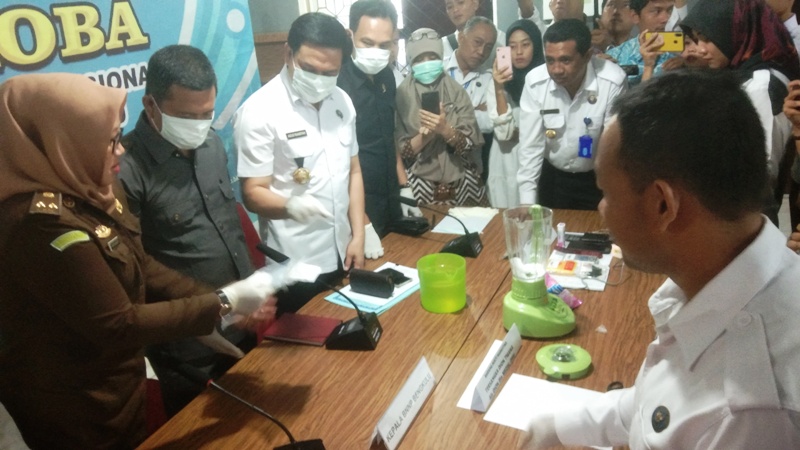 Seperempat Kilogram Sabu Diblender