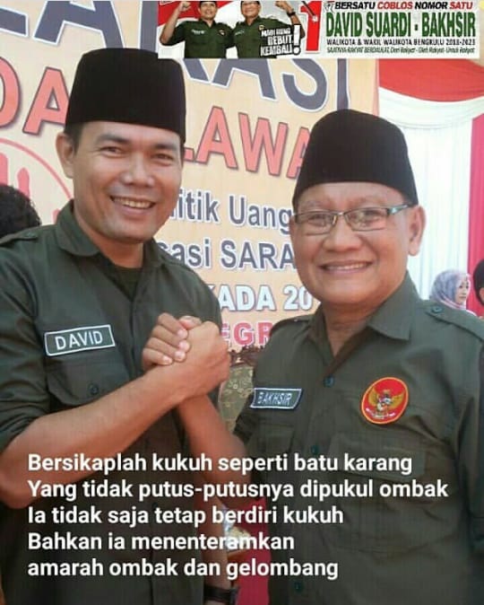 Sempat Hampir Menyerah, Akhirnya David Suardi Jadi Maju Pilgub 2020