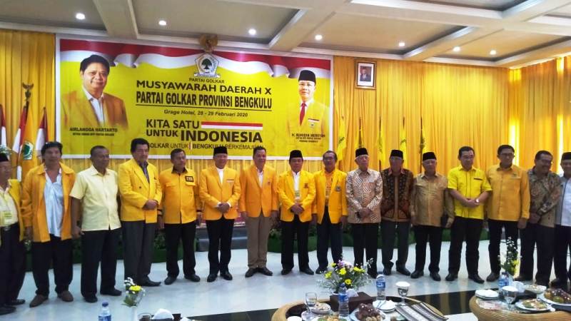 Hijazi Mendukung Penuh Rohidin Sebagai Ketua Golkar