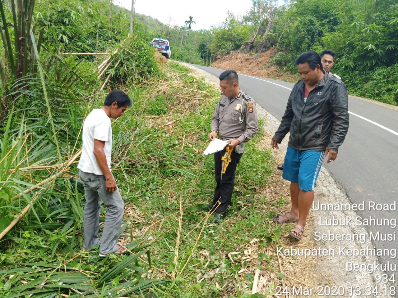 Senggol Truk Sampah Warga Air Pesi Tewas