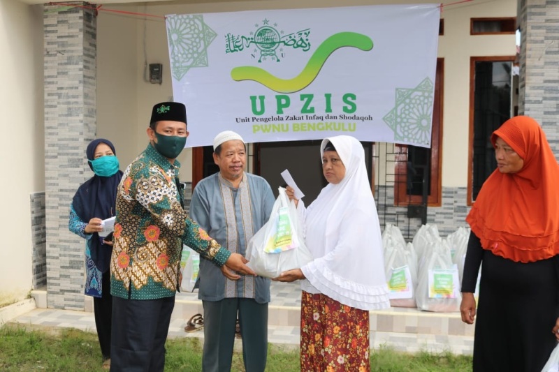 UPZIS PW NU Bengkulu Bagikan Paket Sembako