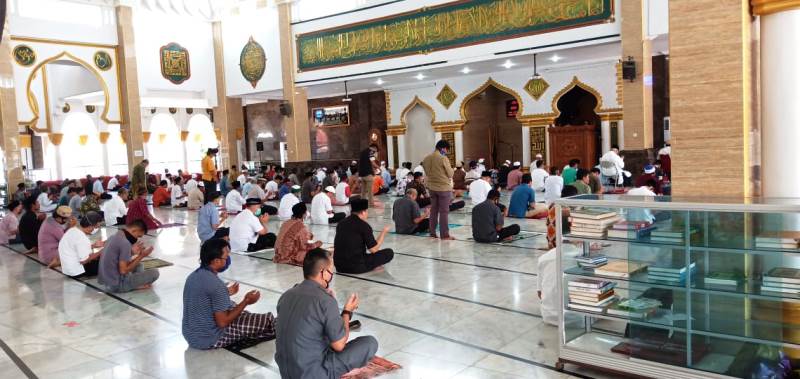 Lawan Covid-19, Masjid Raya Baitul Izzah Tiadakan Tarawih dan Bukber