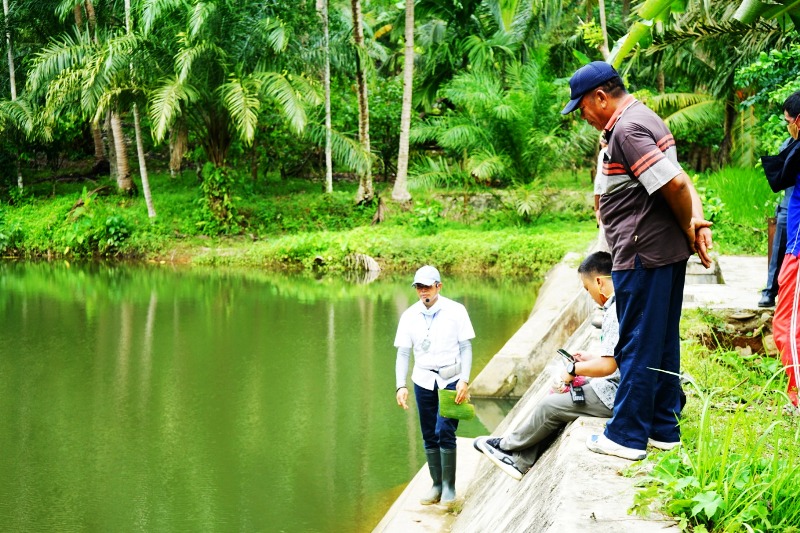 Tinjau Rehab Irigasi Melao, Petani Harus Semangat Tanam Padi