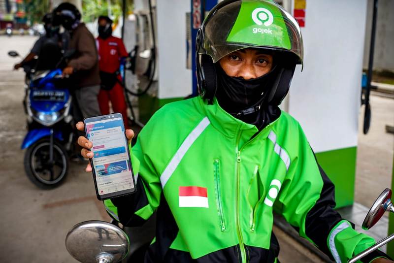 Beli BBM di SPBU, Driver Ojol Dapat Cashback 50 Persen