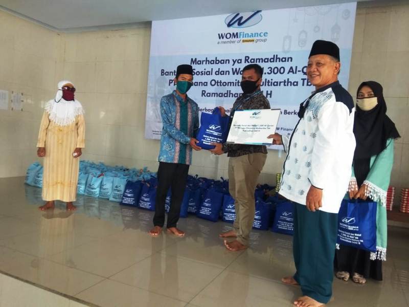 Ramadhan 1441 H, WOM Finance, Cabang Bengkulu, Bagikan Al-Quran