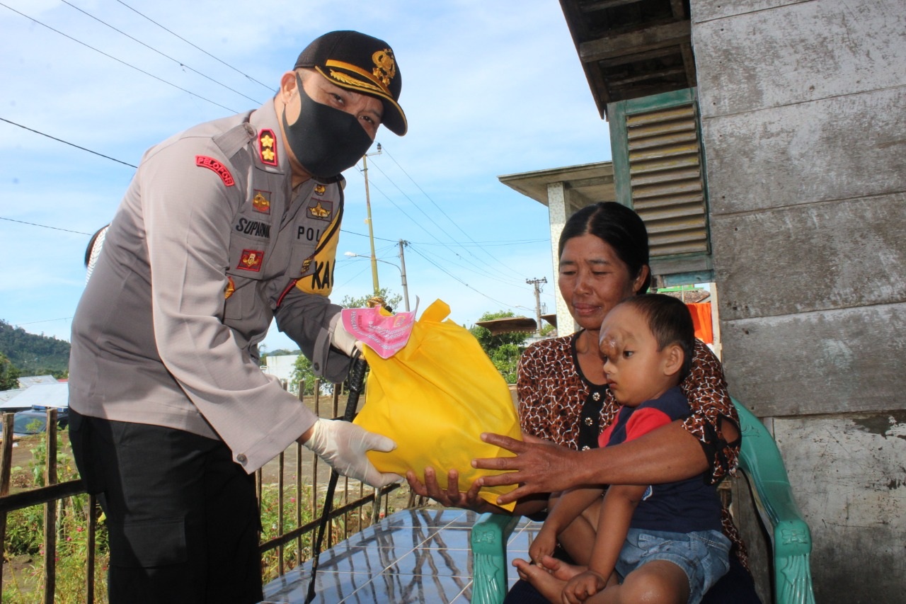 Lagi, Polres Kepahiang Bagi Sembako