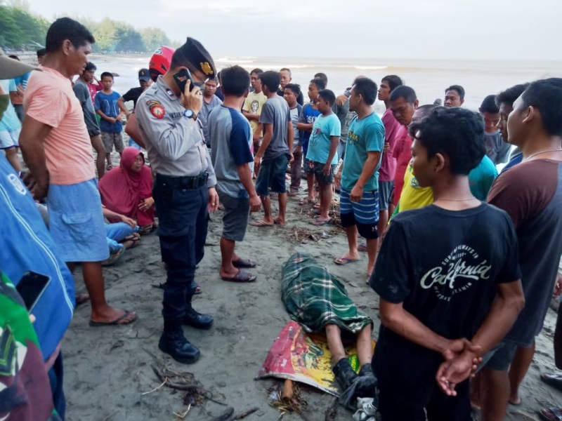 Pelajar BS Ditemukan Tewas di Pantai Pasar Bawah