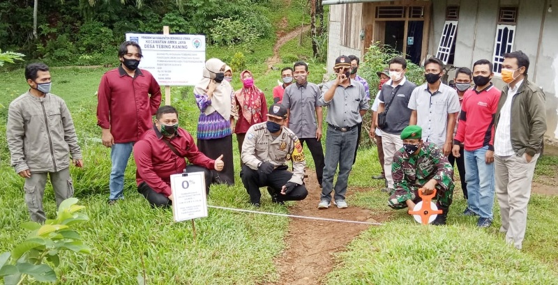 Desa Tebing Kaning Lakukan Titik Nol Pembangunan Desa