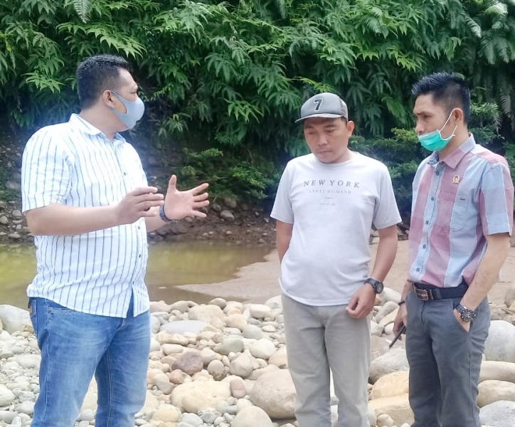 Diduga Alihkan Aliran Sungai, Dewan Sidak Lokasi Kuari RMG