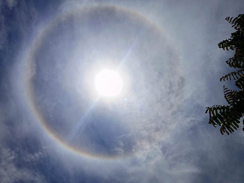 Ada Mitos Dibalik Fenomena Langka, Matahari Dikelilingi Cincin Pelangi