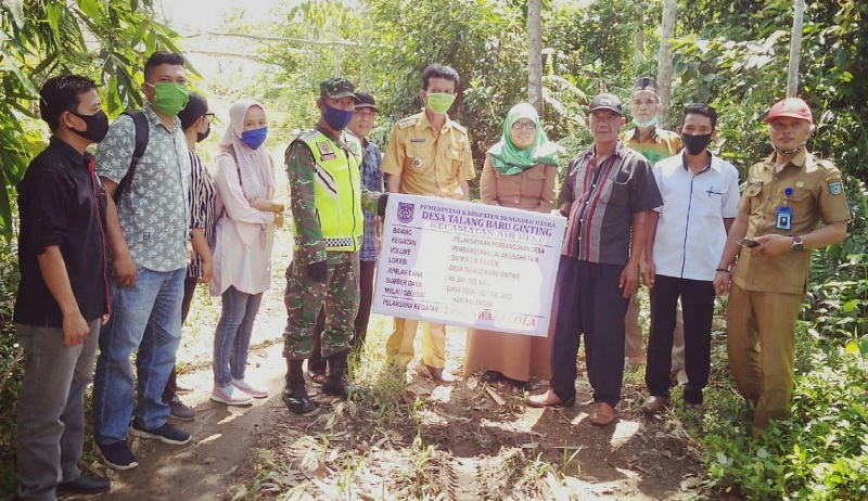 Titik Nol, Talang Baru Ginting Bangun Rabat Beton dan JUT