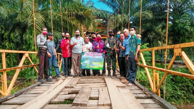 Desa Mesigit Mulai Kerjakan Pembangunan Jembatan Desa