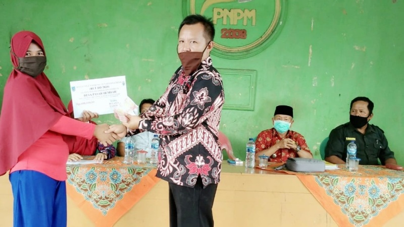 Pasar Bembah Salurkan BLT DD Bulan Kedua