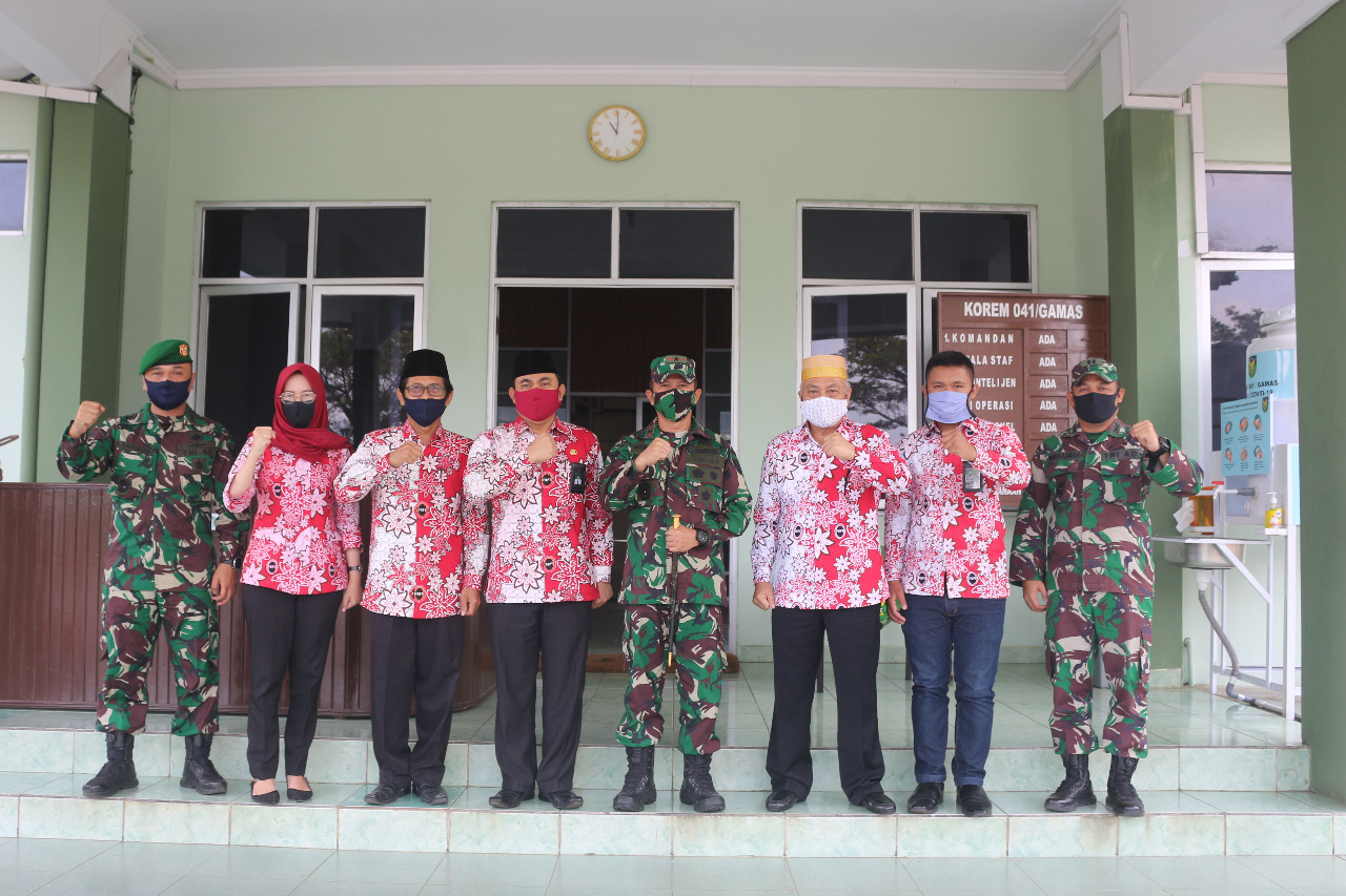 Forum Koordinasi Pencegahan Terorisme Bengkulu Temui Danrem 041/Gamas