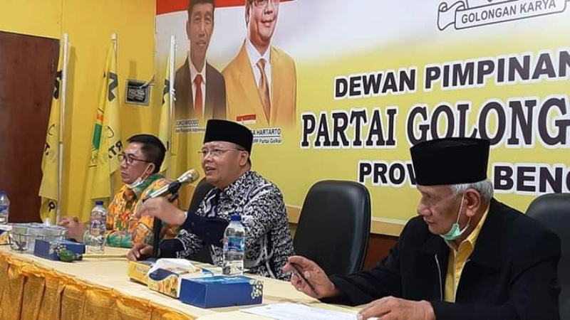 Agustus, Golkar Bengkulu Jadwalkan Musda 10 DPD Kabupaten/Kota