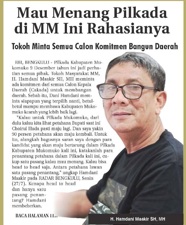 Mau Menang Pilkada di MM Ini Rahasianya