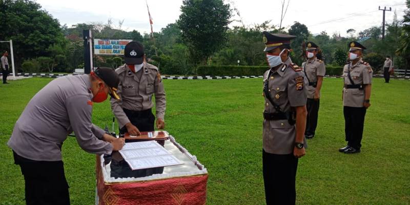 Dua Pejabat Polres Kepahiang dan Empat Kapolsek Dirotasi