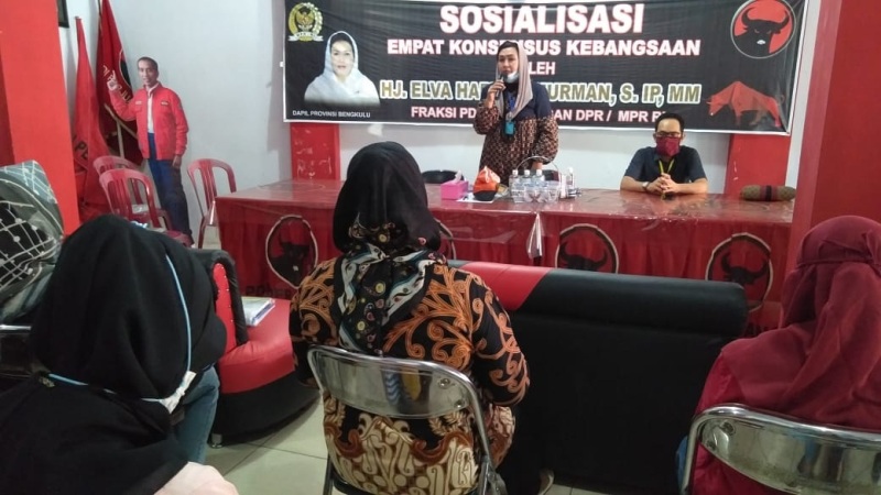 Elva Hartati Sosialisasikan 4 Pilar Kebangsaan di Bengkulu