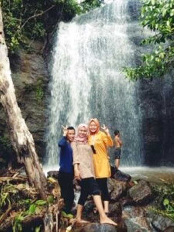 Air Terjun Cuup Kepew Ramai Dikunjungi