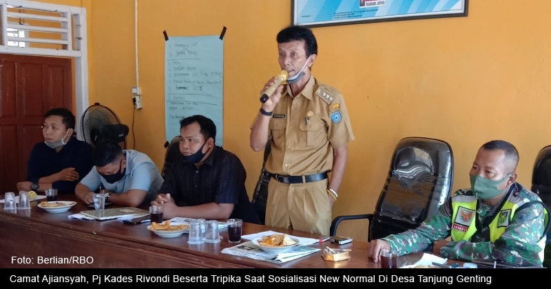 Tanjung Genting Gelar Sosialisasi New Normal