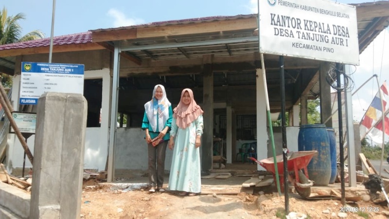 Desa Tanjung Aur 1 Bangun Balai Posyandu