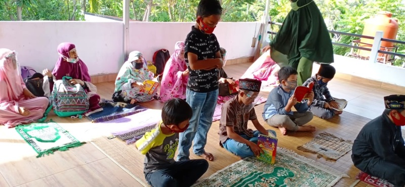 Wali Murid SDIT Al-Marjan Fasilitasi Rumah untuk Kelompok Belajar