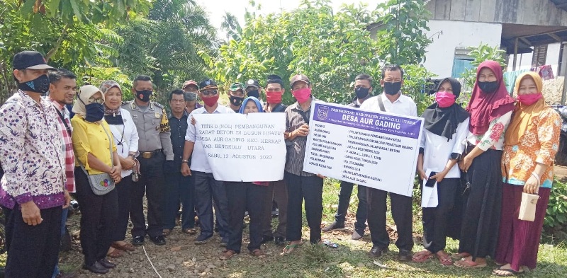 Titik Nol, Pembangunan Desa Aur Gading Dimulai