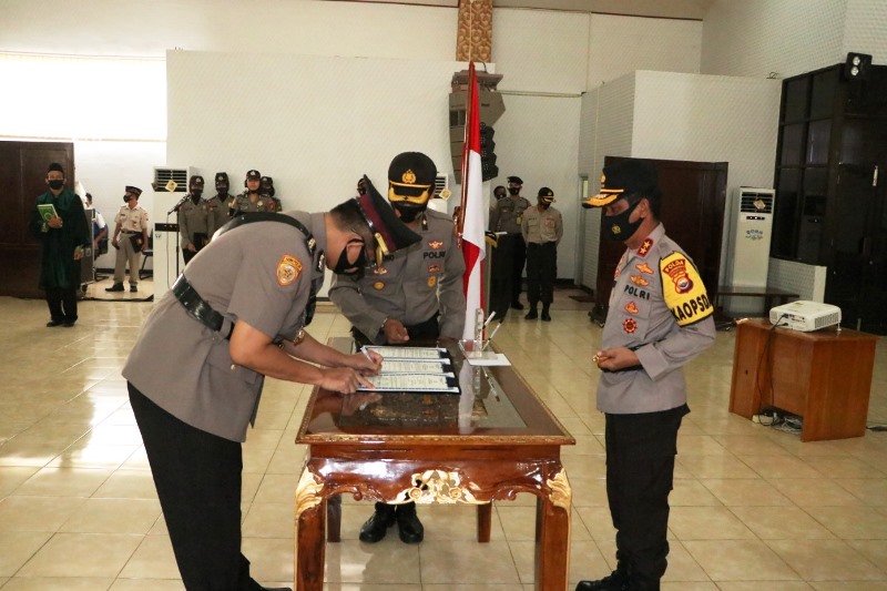 Karo SDM Polda Bengkulu Resmi Barganti